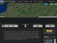 Tablet Screenshot of opensky-network.org